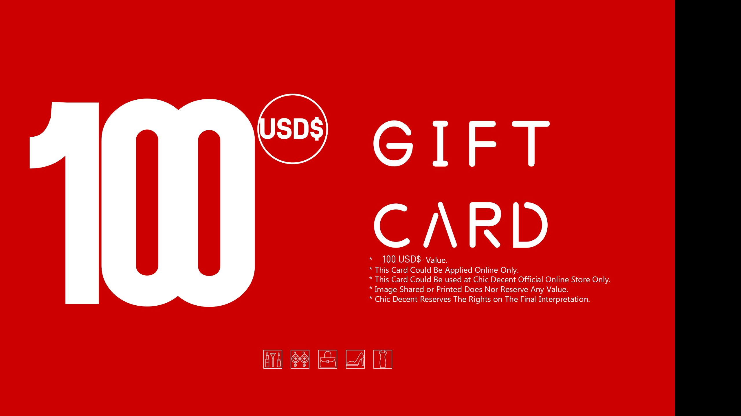 Chic Decent Gift Card in USD