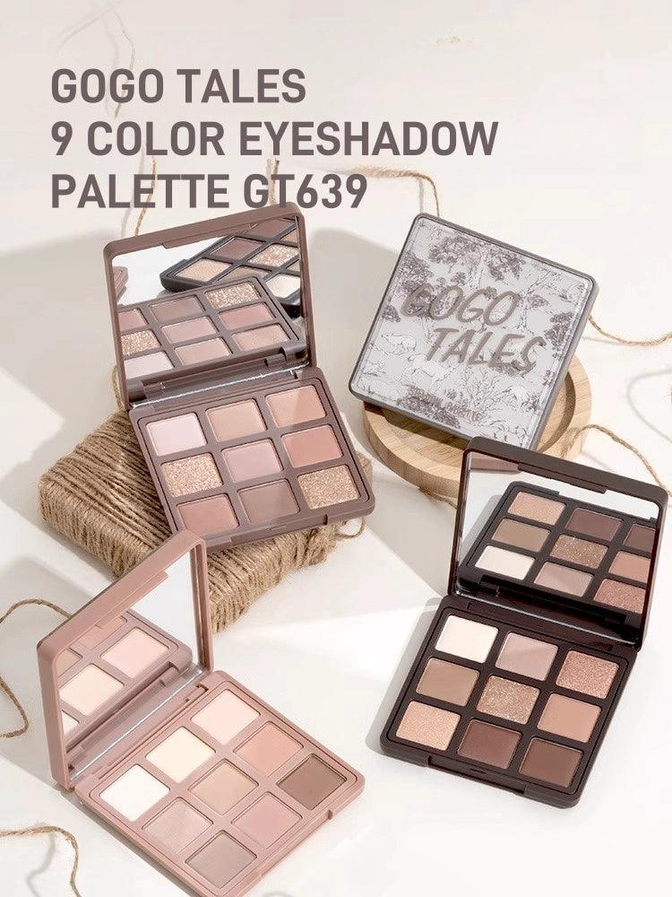 GOGO TALES 9 Colors Eyeshadow Palette 14.4g