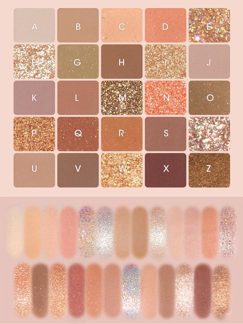 BIYA 25 Colors Eyeshadow Palette 50g