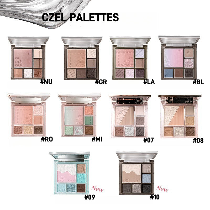 CZEL All in One Eyeshadow Palette Multi-use 6.5g
