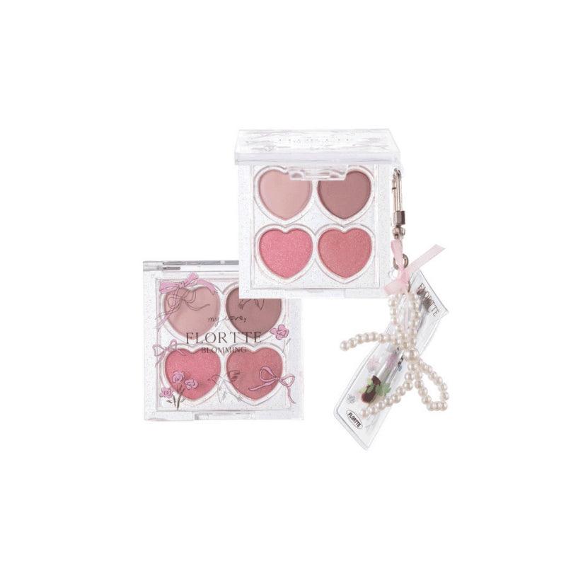 Flortte Love Yourself 4 Colors Eyeshadow Palette Chic Decent Beauty