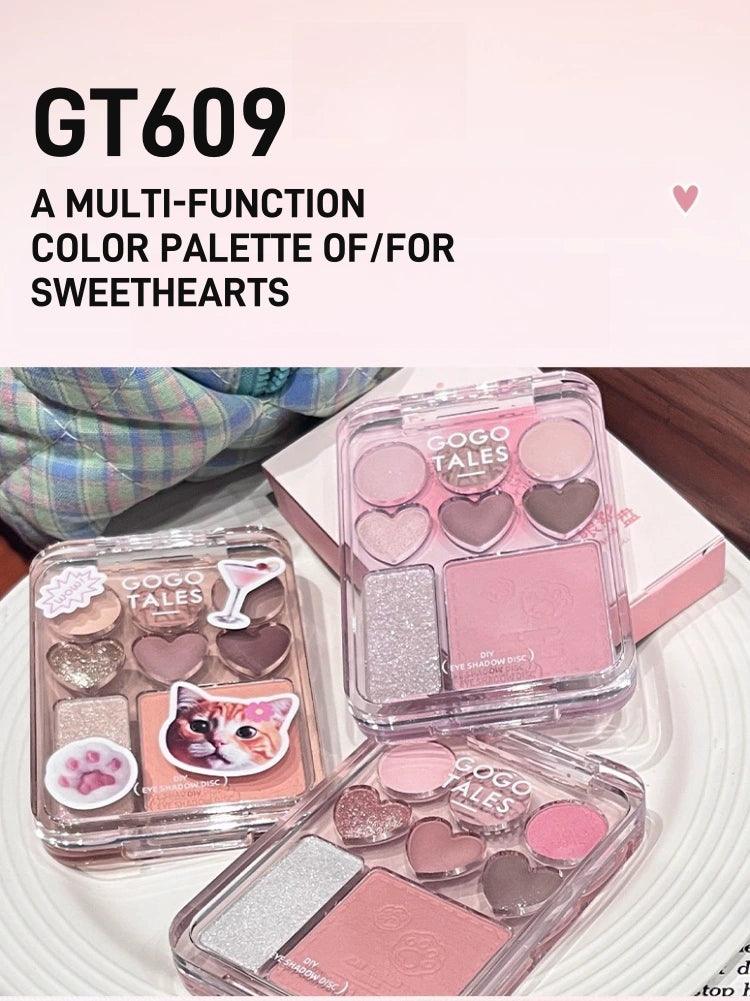 GOGO TALES 3IN1 Hearts Palette 9.5g