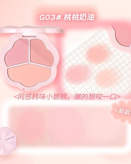 GOGO TALES Flower Blush Powder GT638