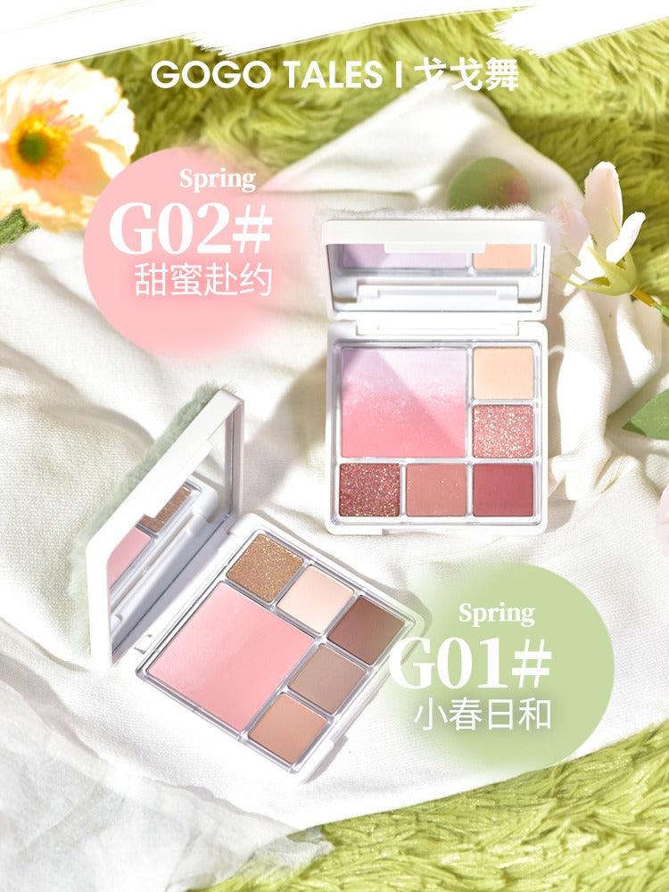 GOGO TALES Fluffy Blush Palette 14g