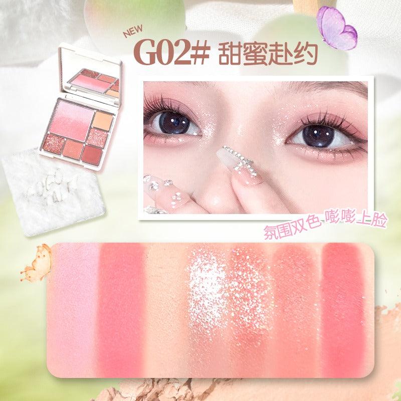 GOGO TALES Fluffy Blush Palette 14g
