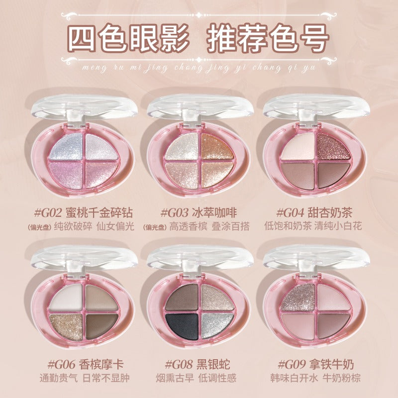 Glittering Colourful Eyeshadow Palette 4.8g