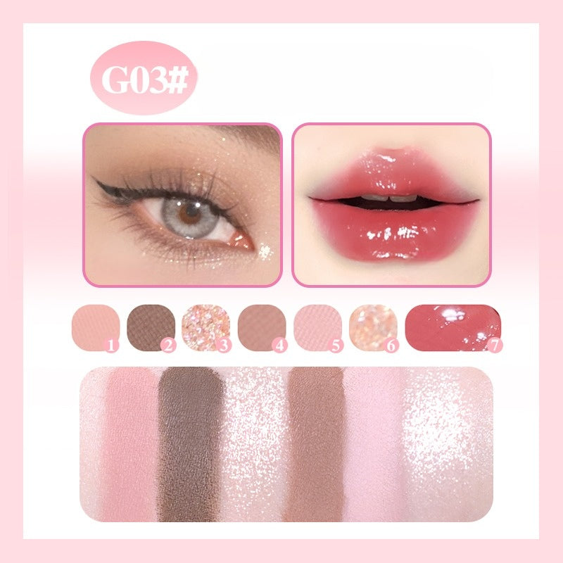 GOGO TALES Heart 2 Heart Lip Jelly Eyeshadow Palette 6.5g
