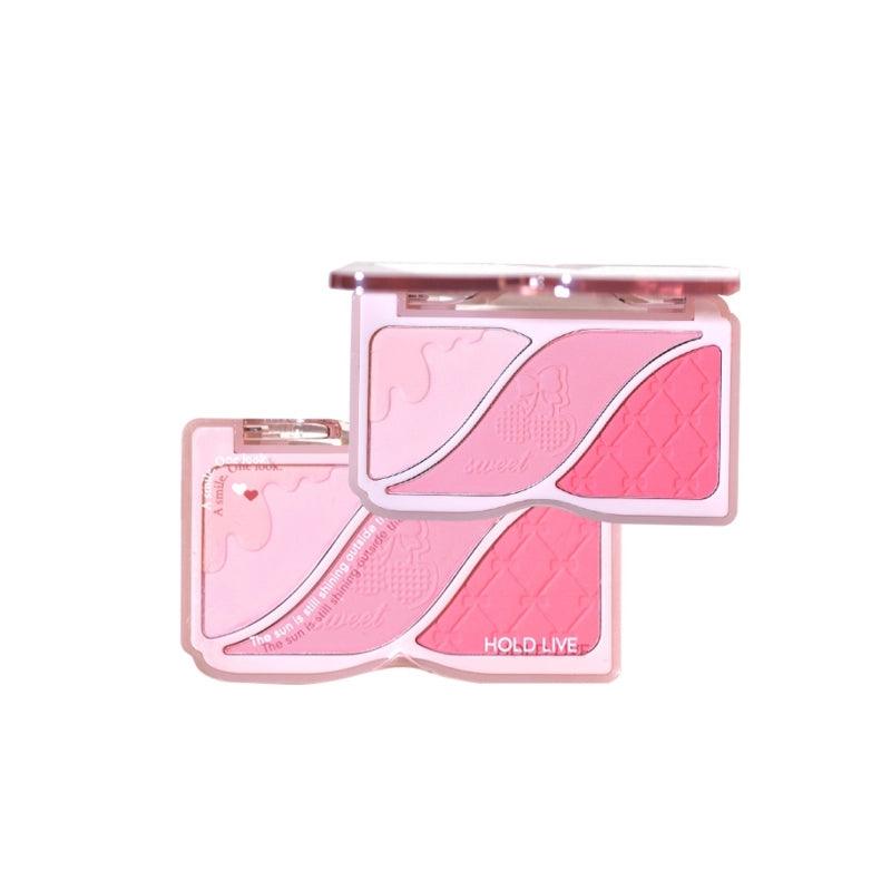 HOLD LIVE Triple Colors Powder Blusher 9g