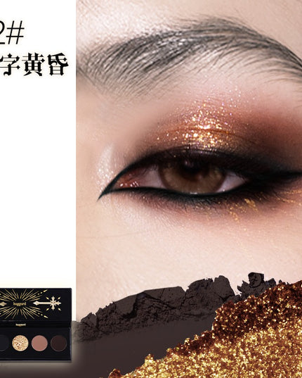 Haggard Five Colors Eyeshadow Palette Gothic Makeup HG004