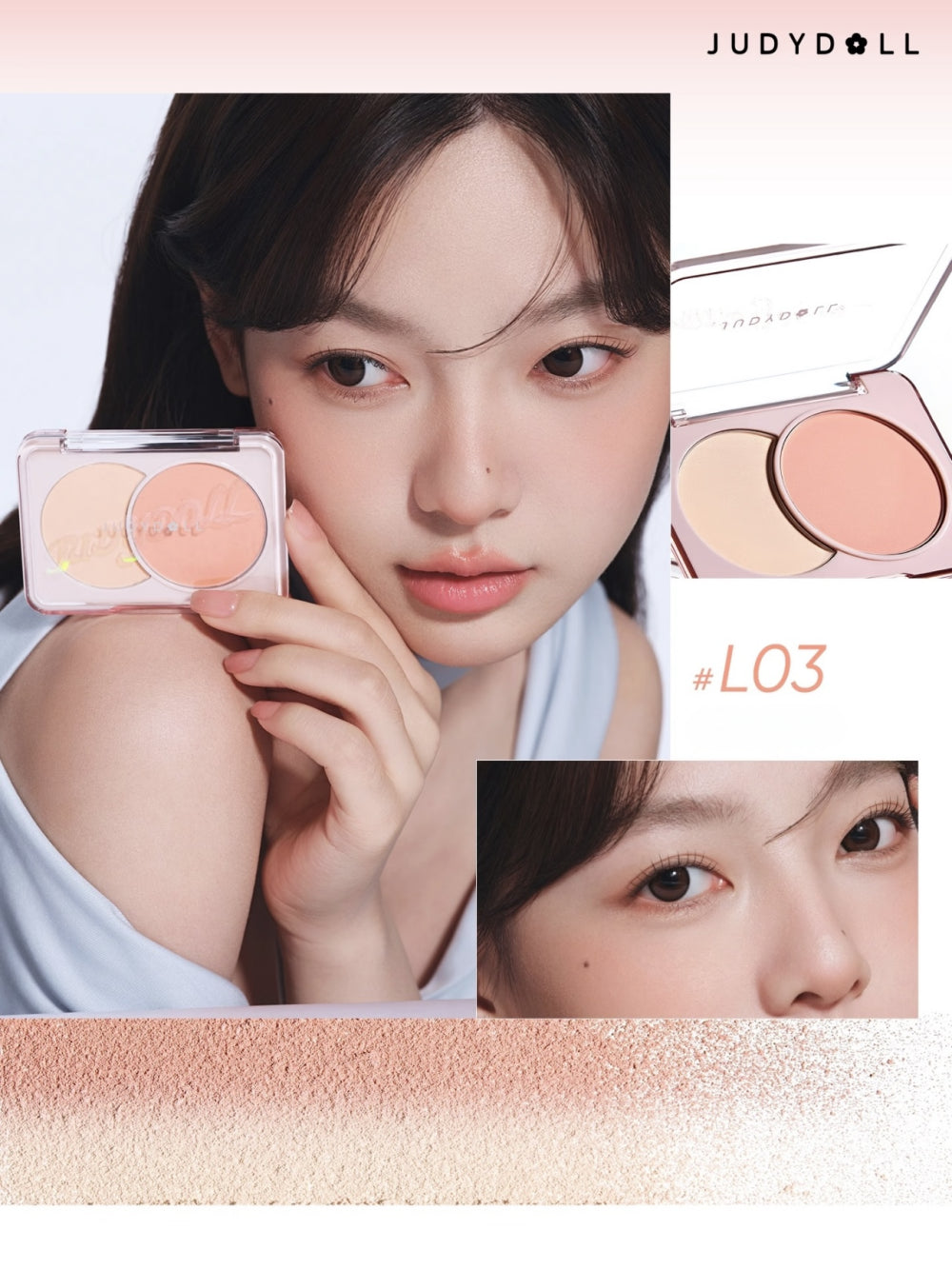 Dual Color Combination Blush 6g