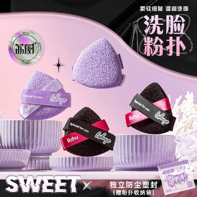 LISHU A Sweet Cool Double Face Wash Puff