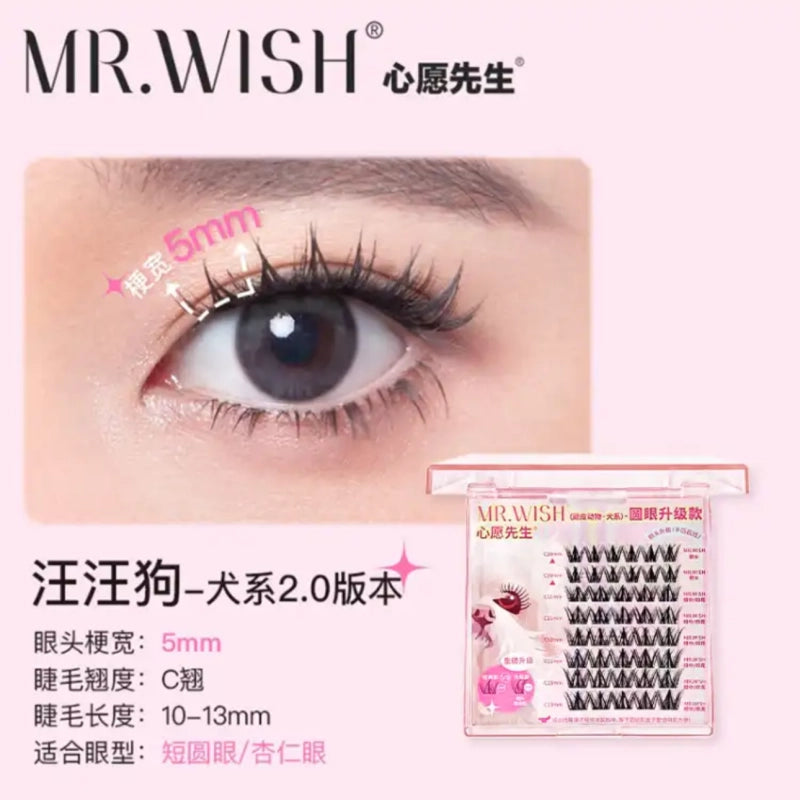 Mr. Wish Naughty Animal Series Rabbit Dog Fox False Eyelashes