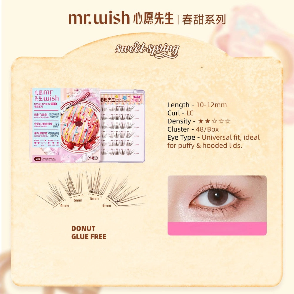 Mr.Wish - Sweet Spring Glue Free False Eyelashes 48 Clusters