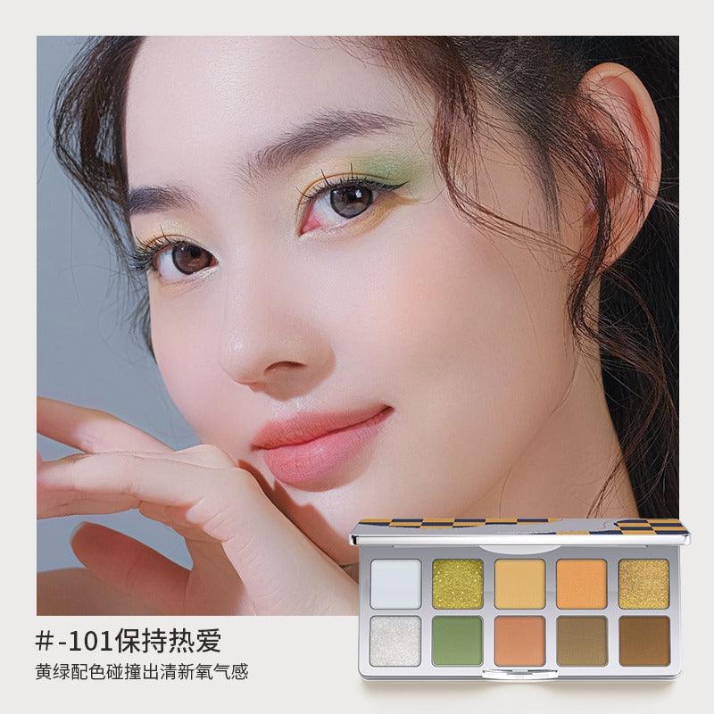 Shedella Checkerboard 10 Colors Eye Palette 10g