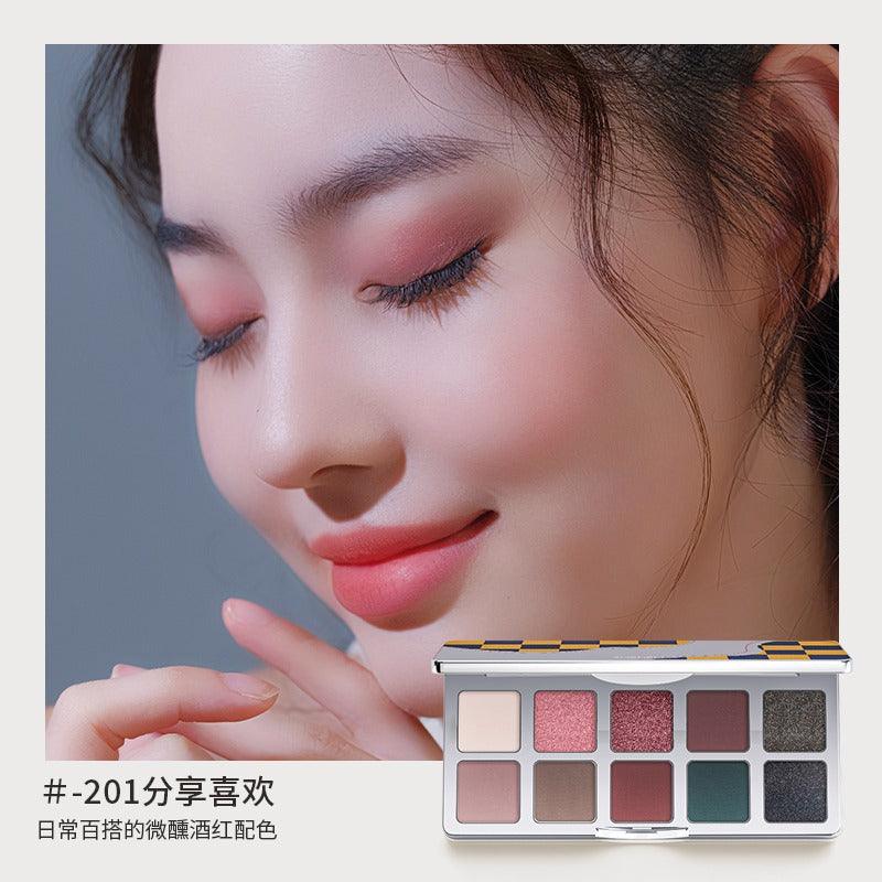 Shedella Checkerboard 10 Colors Eye Palette 10g