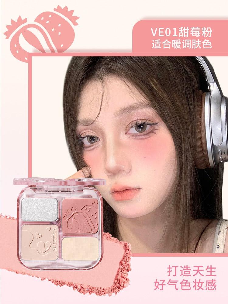 Veecci - Complex Blush Contour Palette 9g