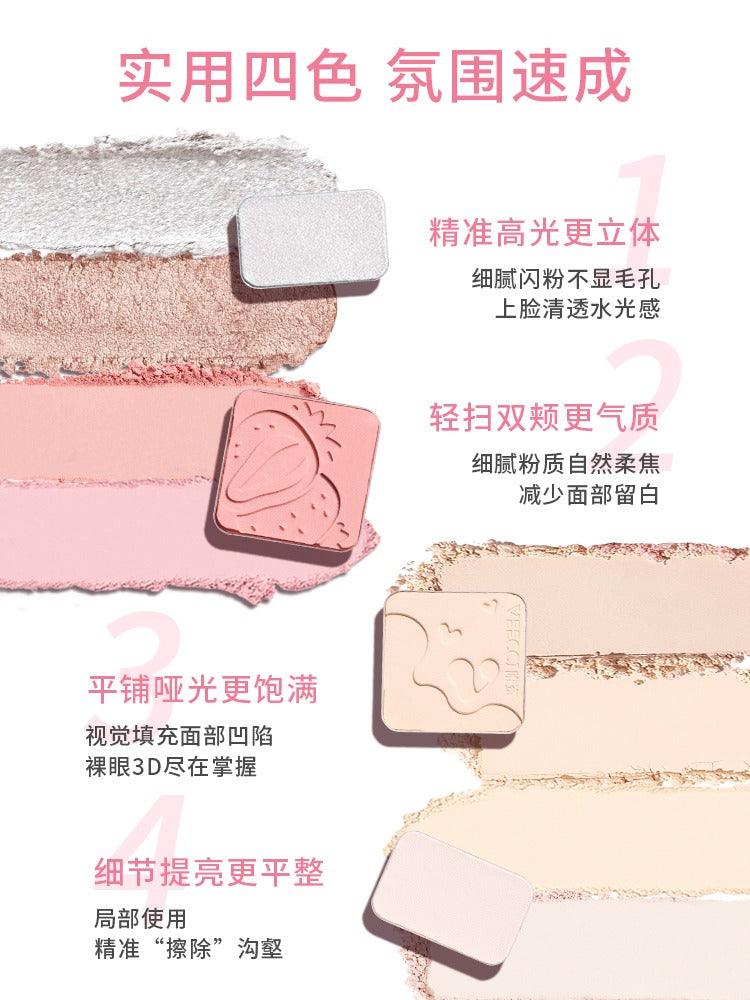 Veecci - Complex Blush Contour Palette 9g