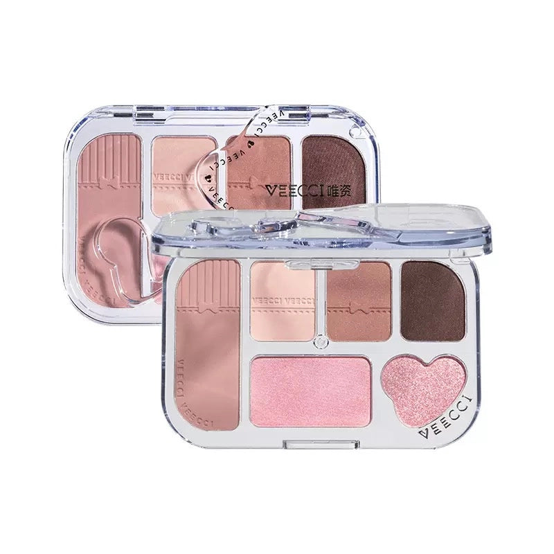 Veecci - Dreamy Lace 6-Color Eyeshadow Palette 8g Veecci - Dreamy Lace 6-Color Eyeshadow Palette 8g