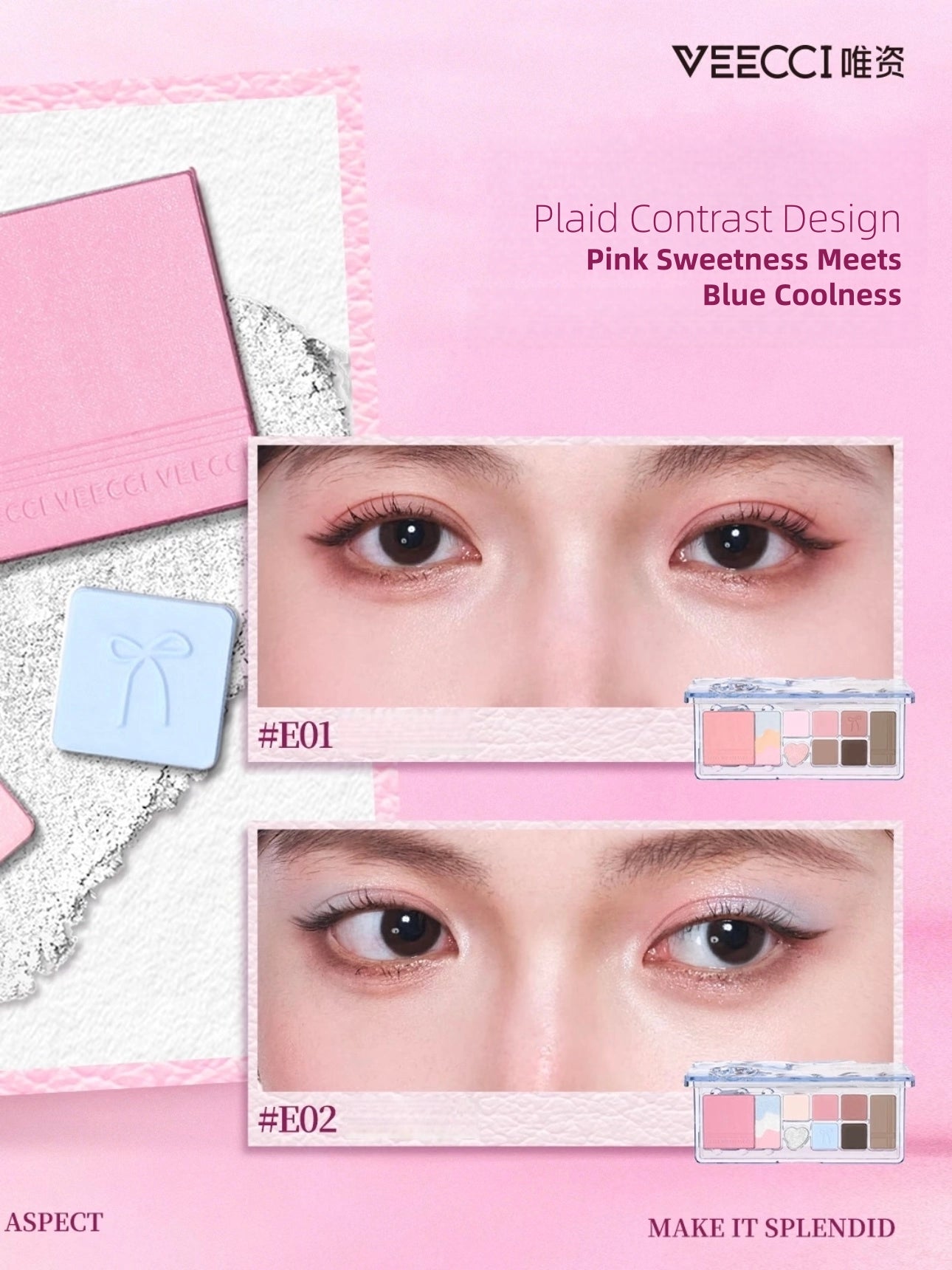 Color Block Multi Function Eyeshadow Palette 11g