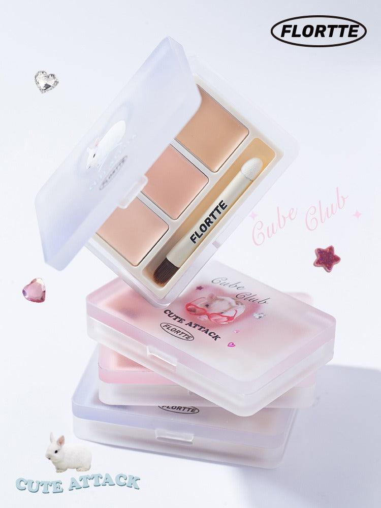 FLORTTE They Are Cute Three-Color Concealer 1.3g*3