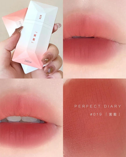 【NEW! 115-118#】Perfect Diary ReadMe Liquid Lipstick Weightless Velvet PD012 - Chic Decent