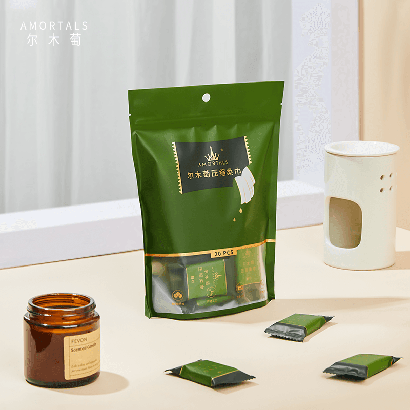 Amortals Compressed Towel 20 Packs by 24x30cm AMT006 - Chic Decent