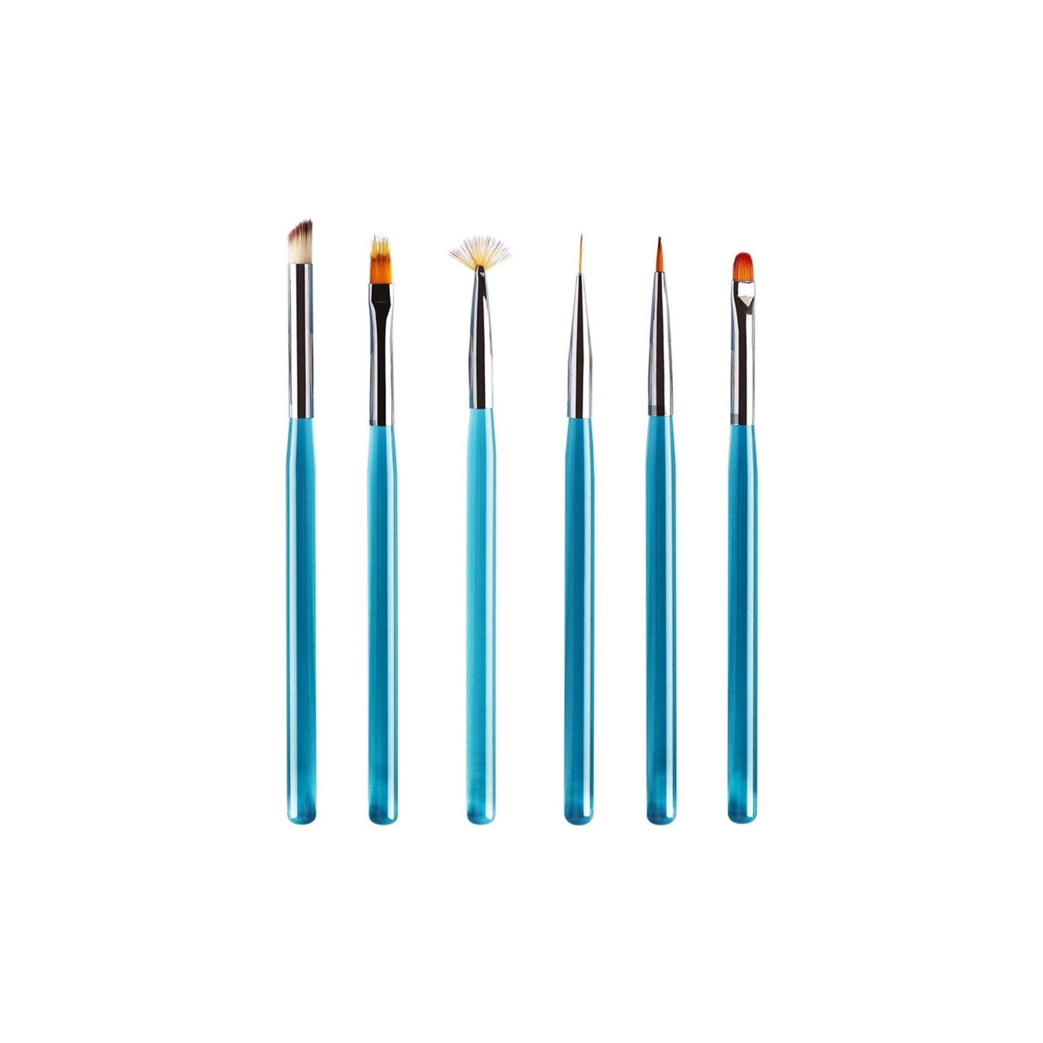 Nail Art Brush Set 6 In YSN018 - Chic Decent