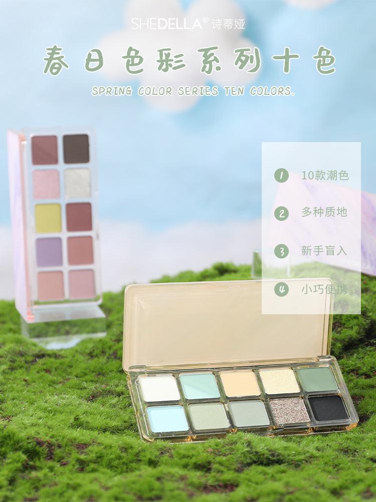 Shedella SC Ten Colors Eyeshadow Palette SLD09 - Chic Decent