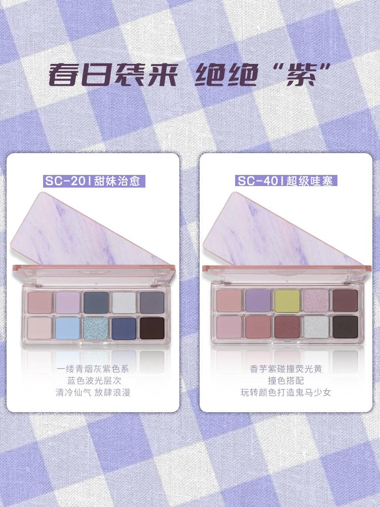 Shedella SC Ten Colors Eyeshadow Palette SLD09 - Chic Decent