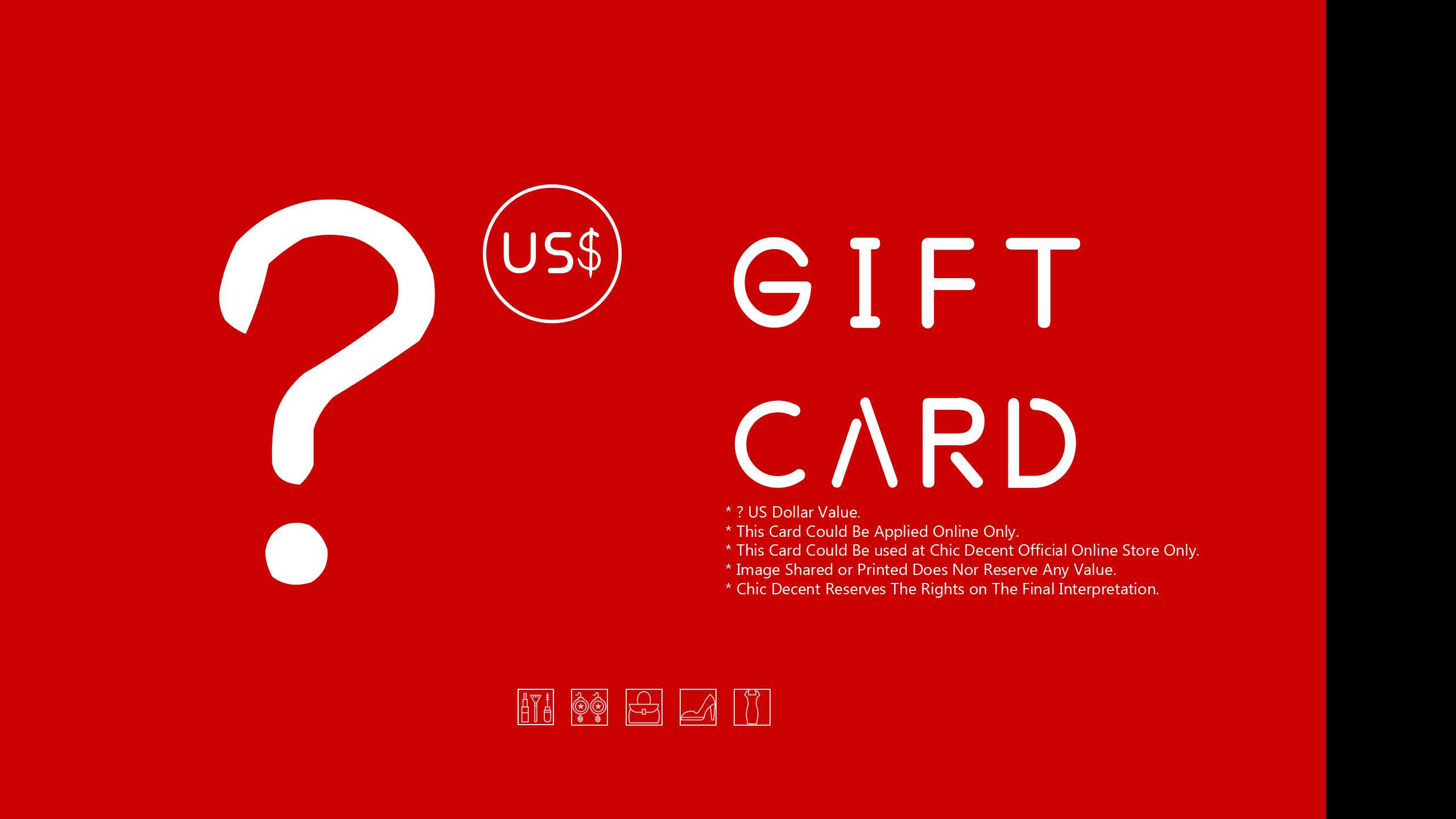 Gift Card Terms and FAQ - Chic Decent