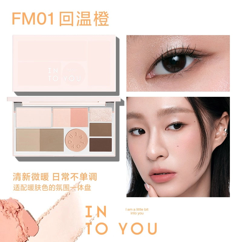 INTO YOU Facial Multi Functional Synthetic Palette IY072