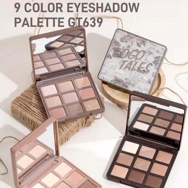 GOGOTALES - 9 Colors Eyeshadow Palette 14.4g