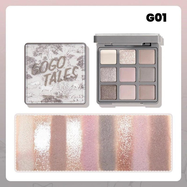 GOGOTALES - 9 Colors Eyeshadow Palette 14.4g