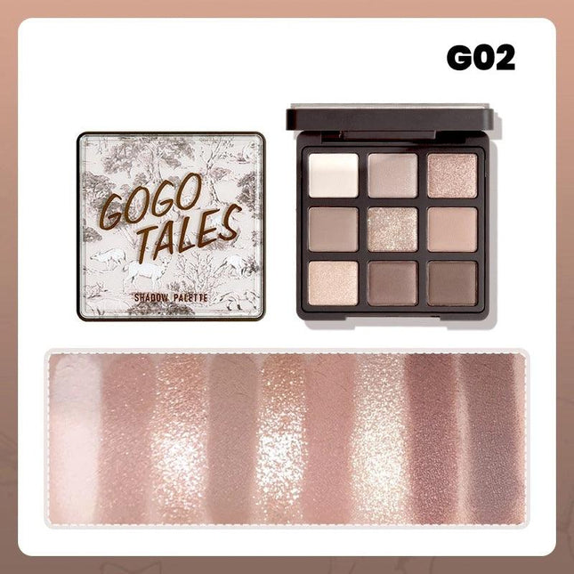 GOGOTALES - 9 Colors Eyeshadow Palette 14.4g