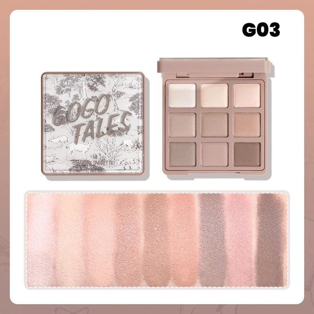 GOGOTALES - 9 Colors Eyeshadow Palette 14.4g
