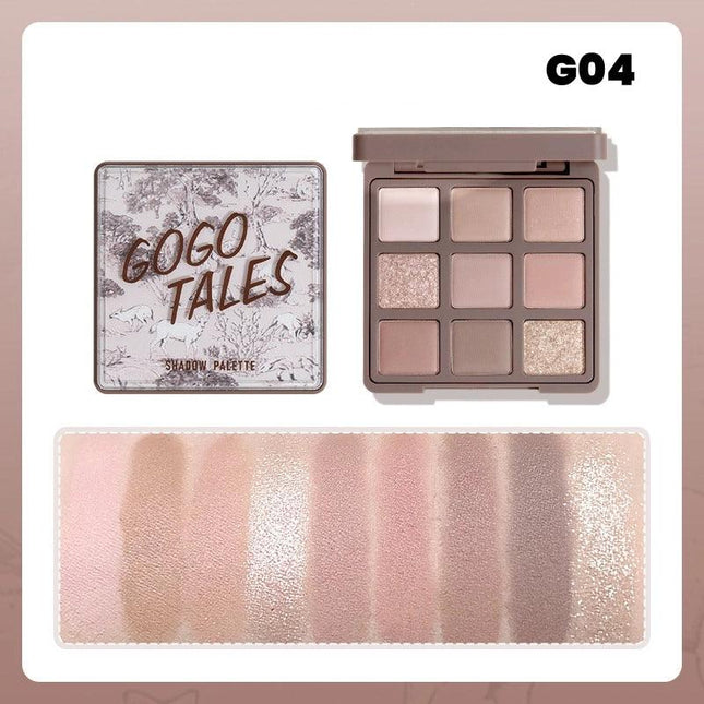 GOGOTALES - 9 Colors Eyeshadow Palette 14.4g
