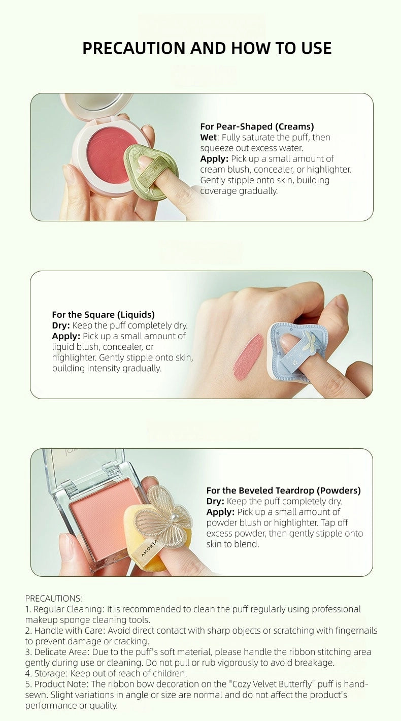 AMORTALS - Artist and Garden Mini Puff X3