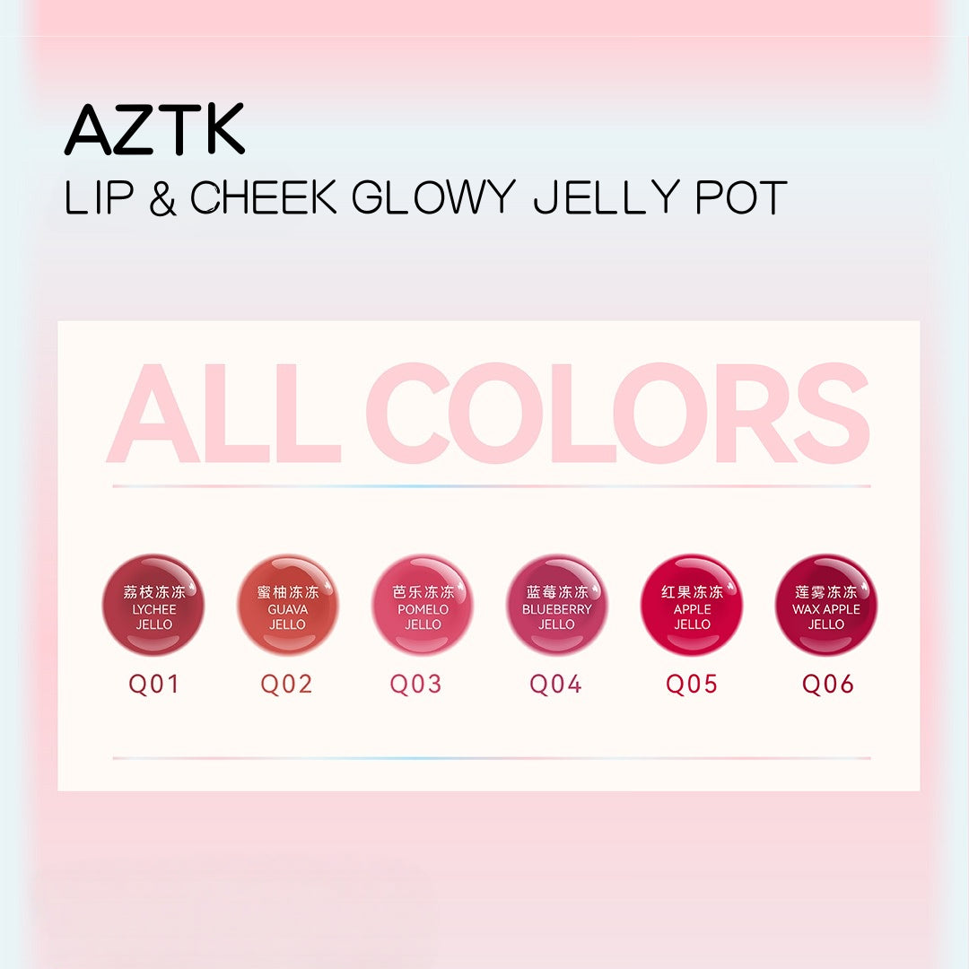 AZTK - Lip and Cheek Glowy Jelly Pot 3.5g