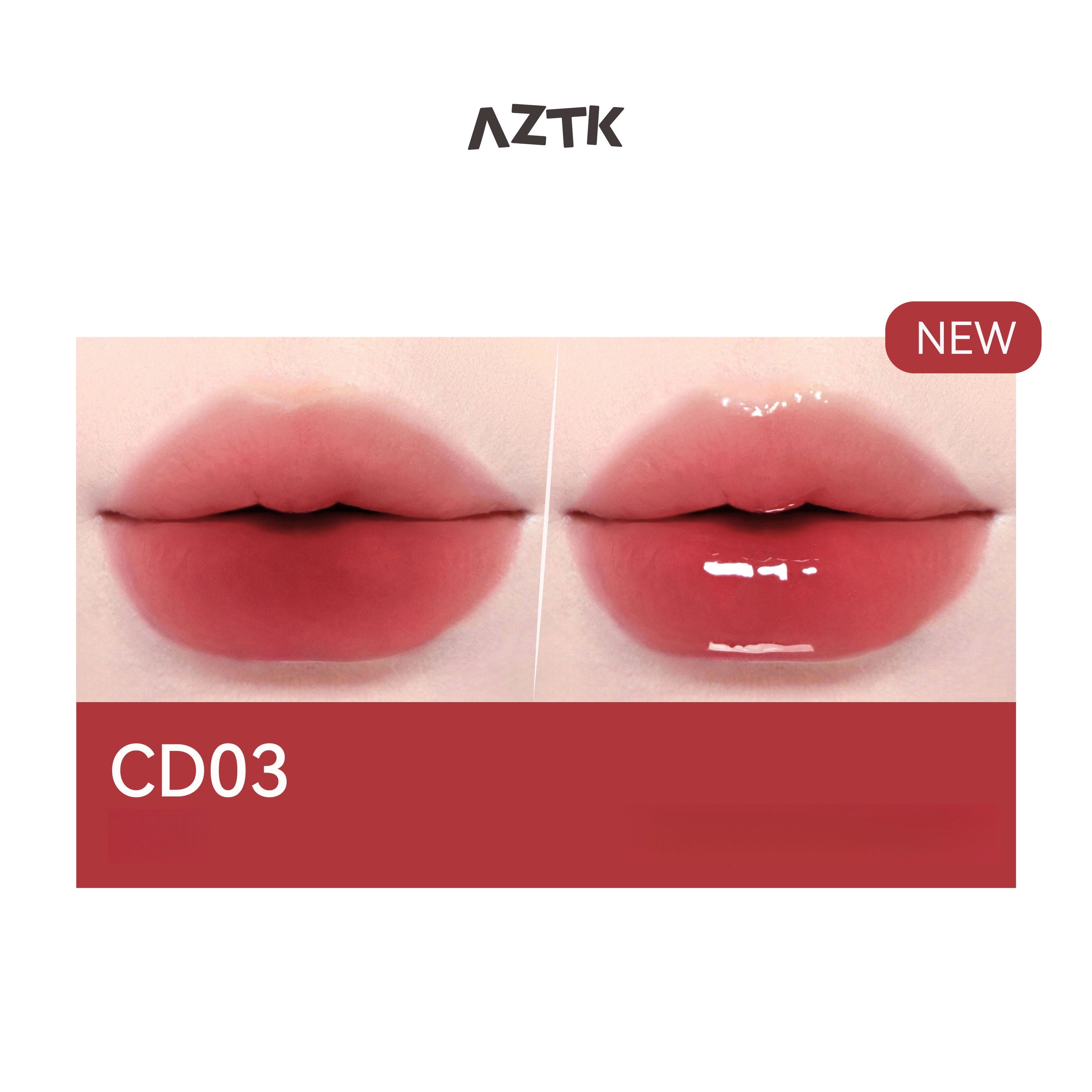 ティント AZTK - Candy Floss Double Touch Lipgloss 1.7g+1.7ml (New Version)