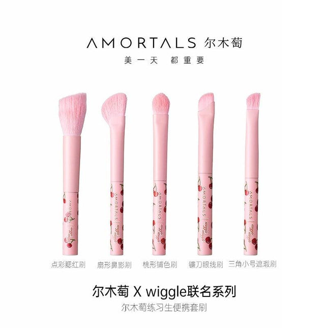 AMORTALS - Wiggle Wiggle Makeup Brushes 5 in Set