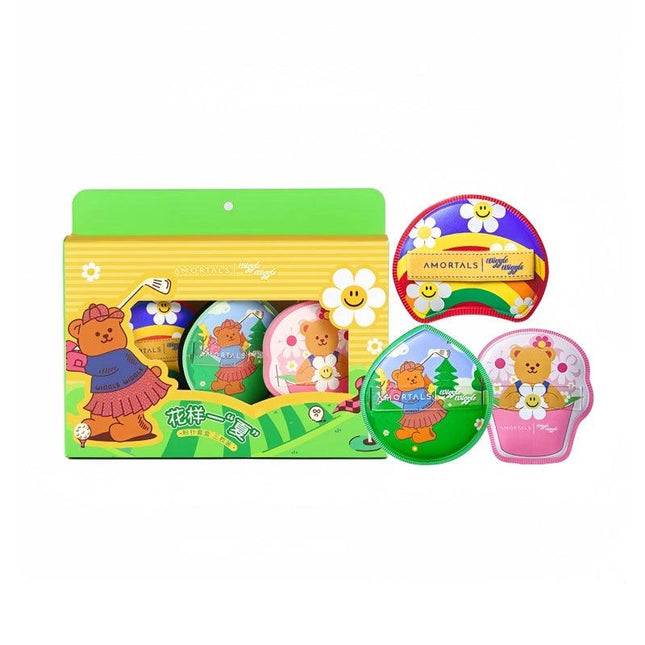 AMORTALS - Wiggle Wiggle Makeup Puff Set 3 in