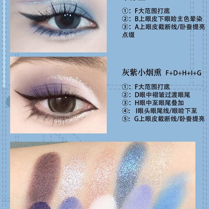 BIYA 10 Colors Eyeshadow Palette BY7762