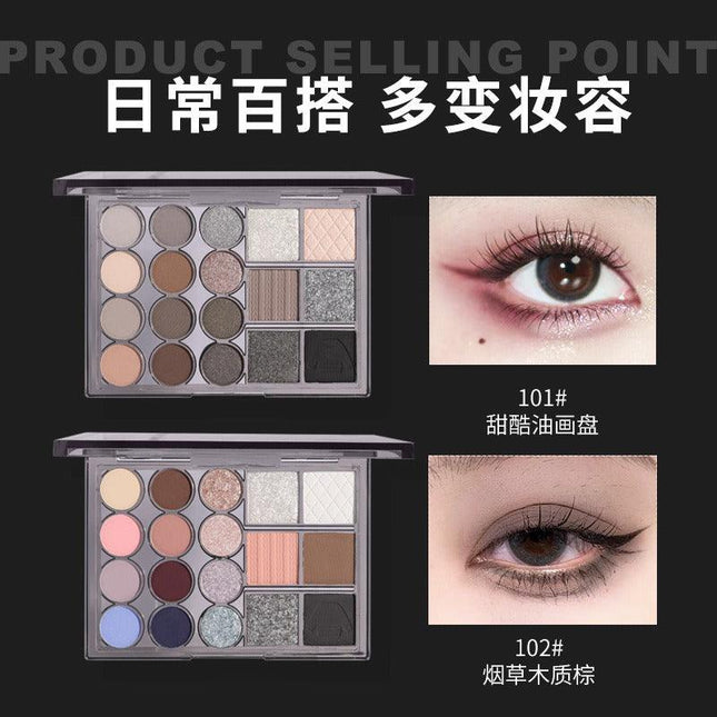BIYA - Multi Purpose 18 Colors Eyeshadow Palette 22.2g