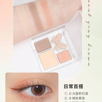 BIYA Sweet Dream 4 Colors Eyeshadow Palette BY7737