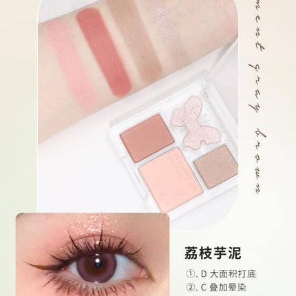 BIYA Sweet Dream 4 Colors Eyeshadow Palette BY7737