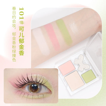 BIYA Sweet Dream 4 Colors Eyeshadow Palette BY7737