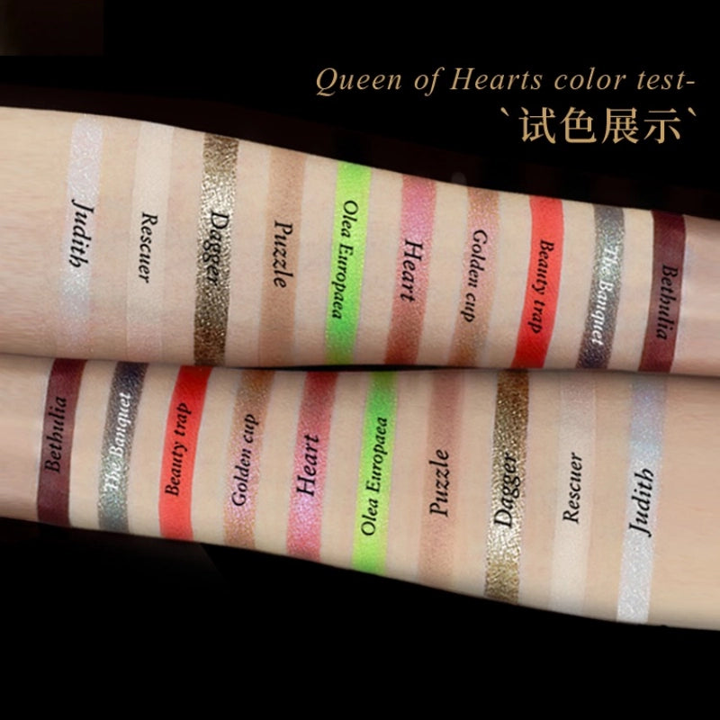 BLACKTiME The Queen of Heart 10 Colors Eyeshadow Palette BLKT02