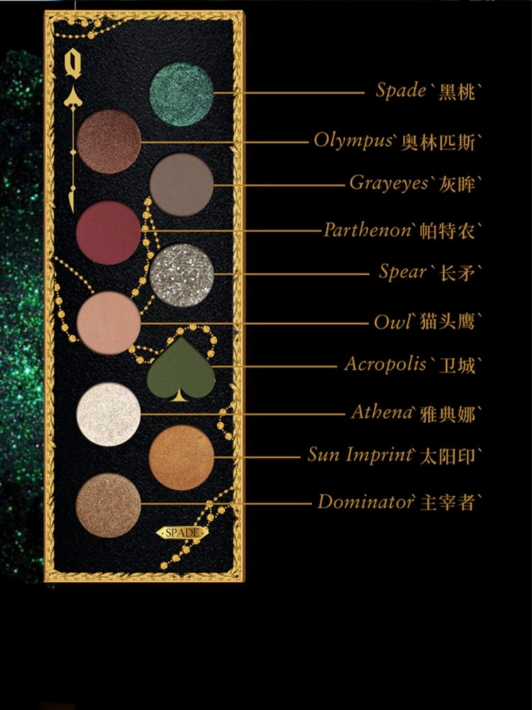 BLACKTiME The Queen of Spades 10 Colors Eyeshadow Palette BLKT01