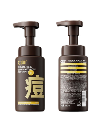 C+ Beauty Colloidal Sulfur Anti-acne Cleanser Foam 150ml