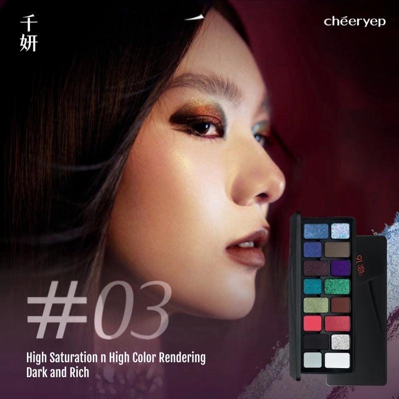 Cheeryep QianYan 16 Colors Eyeshadow Palette CHY001